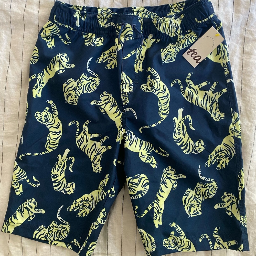 Tea Swim Trunks--Boys 14 **unused with tags"